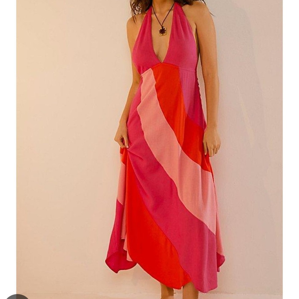 Free People give me spin Maxi Dress